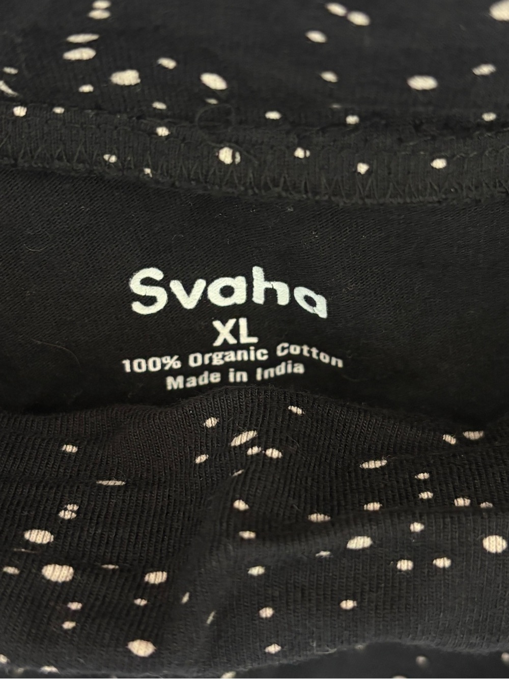 Svaha 100% organic cotton Boho Moon Phase Black A-Line Skirt XL whimsy goth - Picture 8 of 11